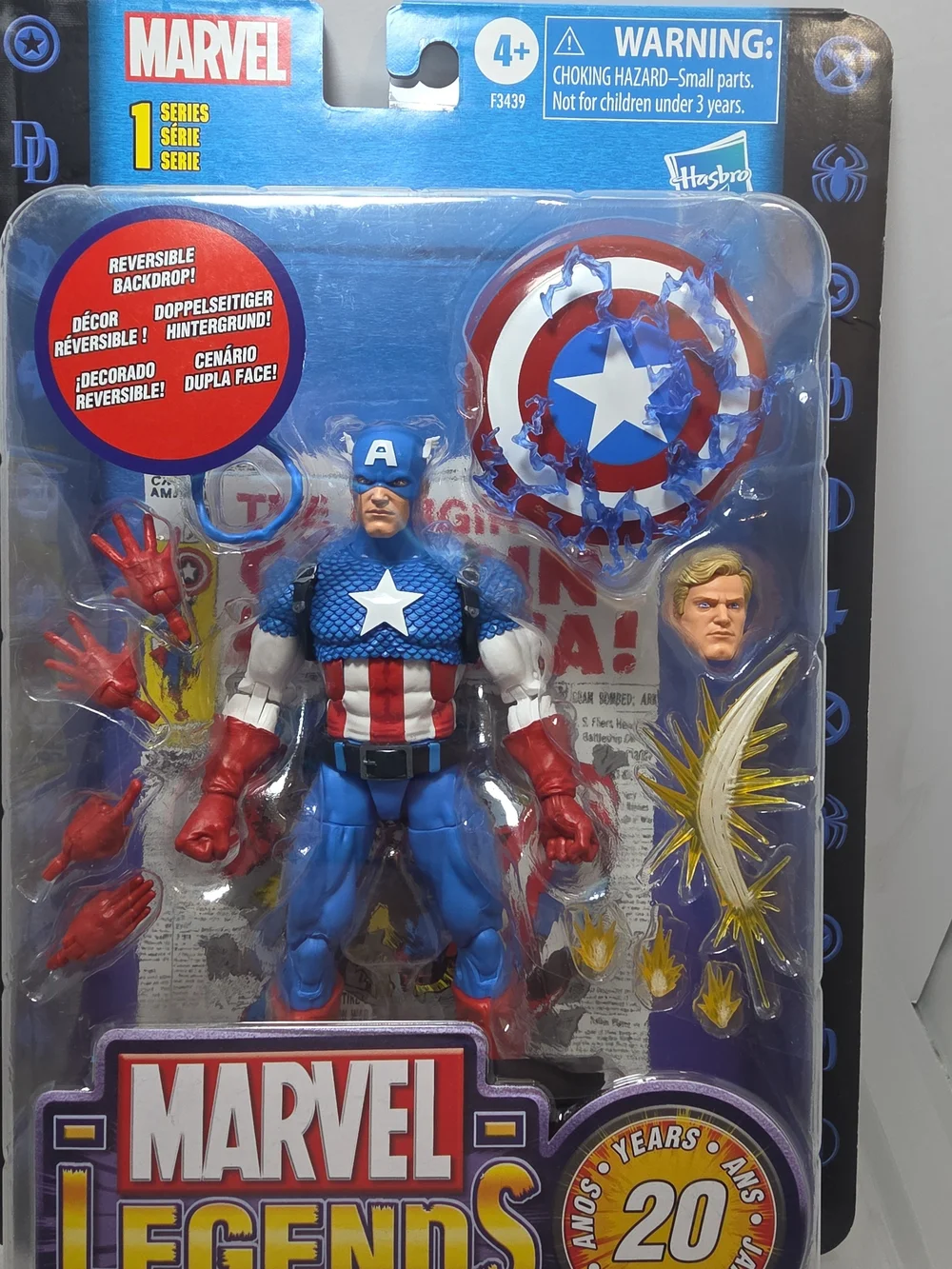 Marvel Legends 20th Anniversary Captain America Series 1 Hasbro Figure MOC (F4)